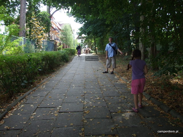spacer do centrum Krynicy