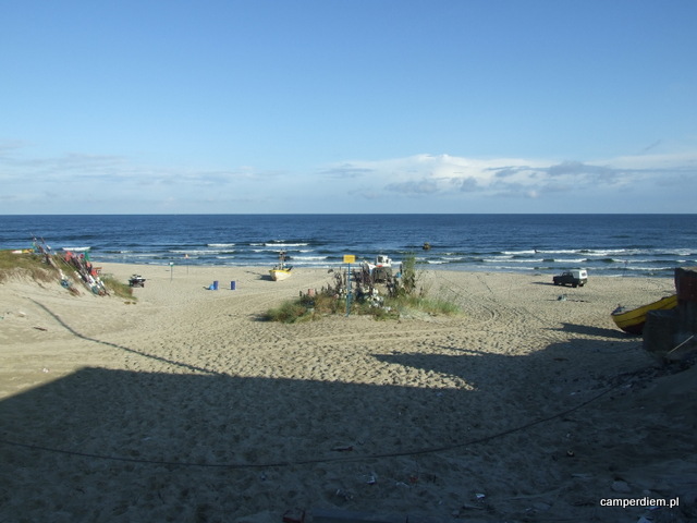 ostatnie spojrzenie na plażę i morze