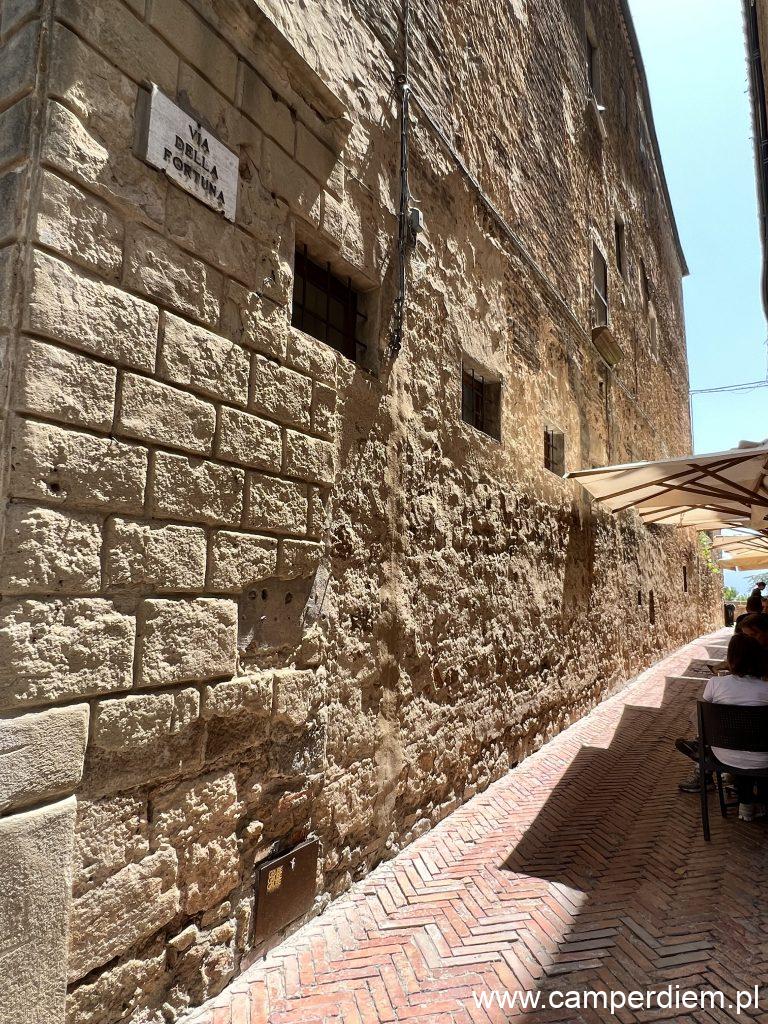 Via Della Fortuna w Pienza