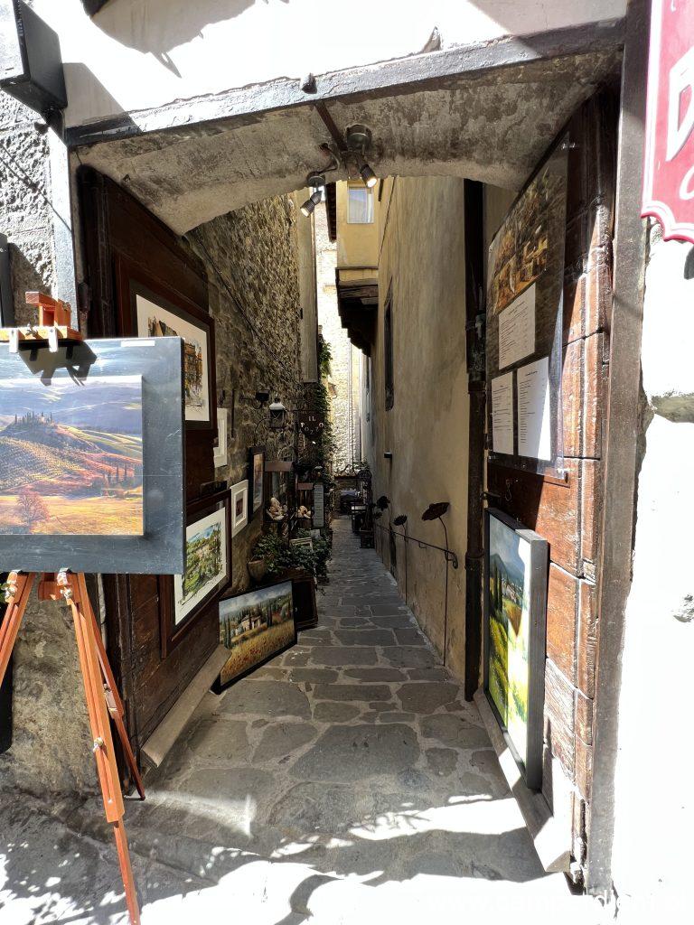 uliczka w Cortona
